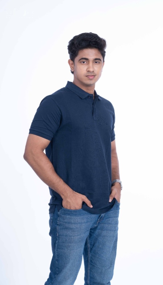 Men's Polo neck half sleeve T shirts