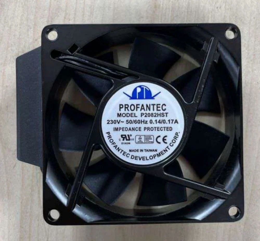 PROFANTECH P2082HST 230V AC 0.14/0.17A 20080mm Ball Bearing Industrial Axial Cooling Fan
