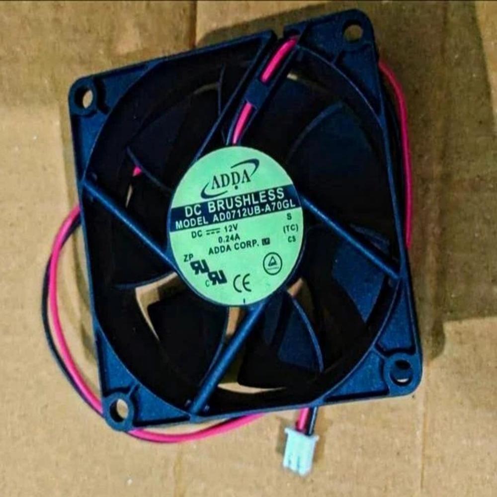 ADDA AD0712UB-A70GL 12V DC 0.24A 7015mm Ball Bearing Industrial Axial Cooling Fan