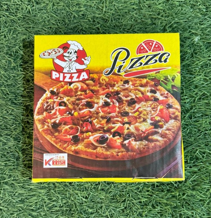 Pizza Box Large - Cardboard, 14x14 Inches, Brown | Single Layer, Customizable Print, Ensures Safe Transport Of Large Pizzas