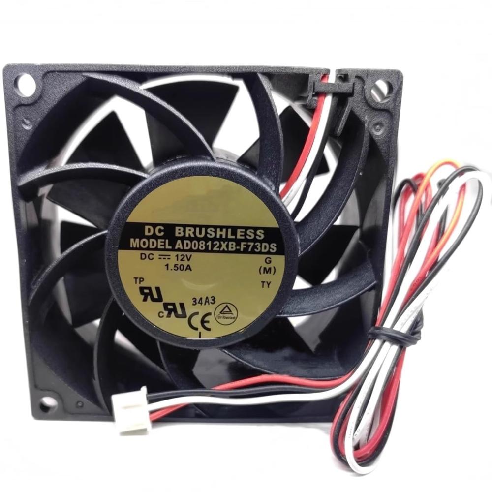 ADDA AD0812XB-F73DS 12V DC 1.50A 8038mm Ball Bearing Industrial Axial Cooling Fan