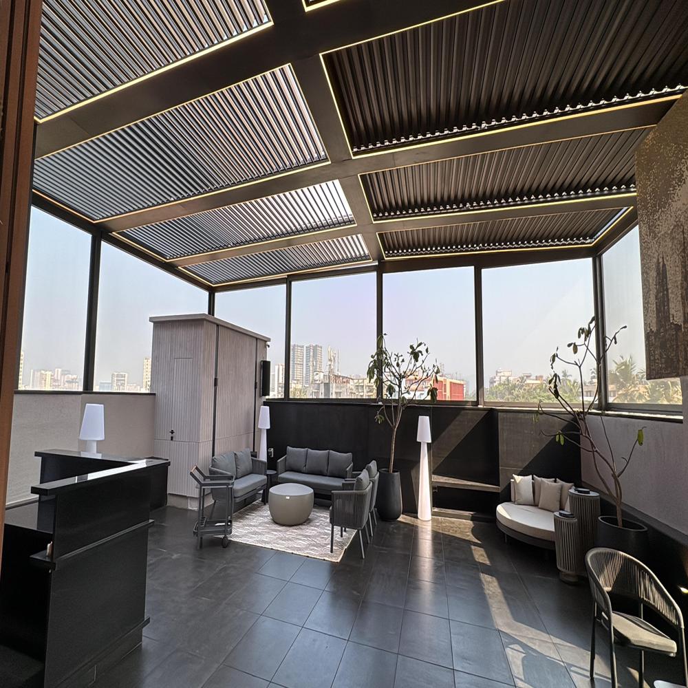 Motorised Aluminium Roofing System