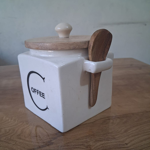 Pottery Ceramic Tea Coffee Container