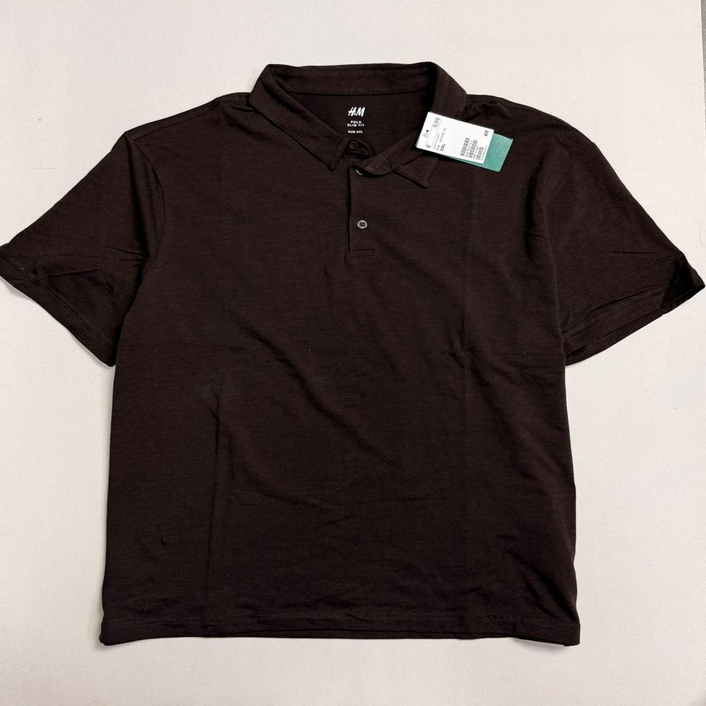 M11566 H&M Mens Collar T-Shirt