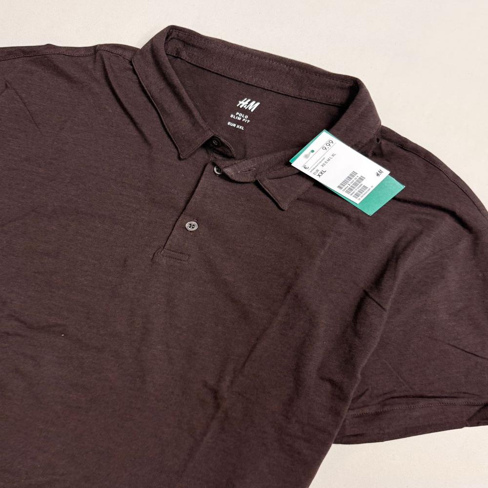 M11566 H&M Mens Collar T-Shirt