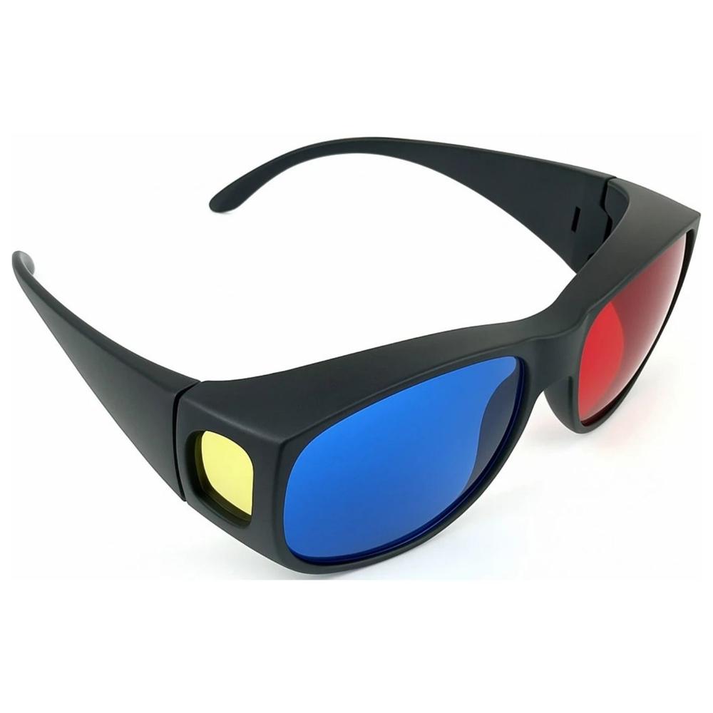 Red Cyan 3D Glasses For Movies & -Rc01 - Frame Color: Black