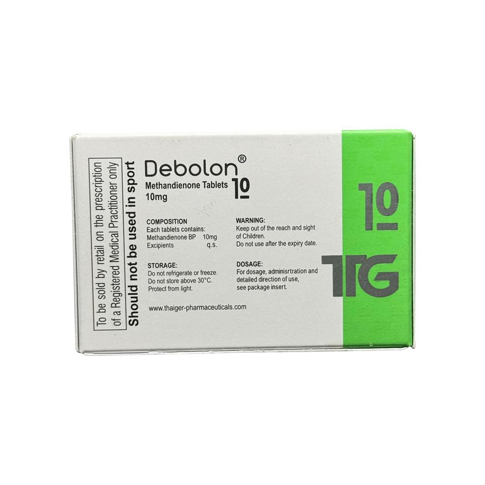 THAIGER PHARMA DEBOLON, 10MG, DIANABOL, 100 TABS