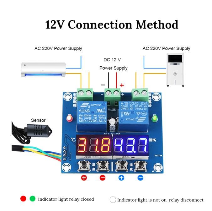 True Sense Temperature and Humidity Controller, XH-M452
