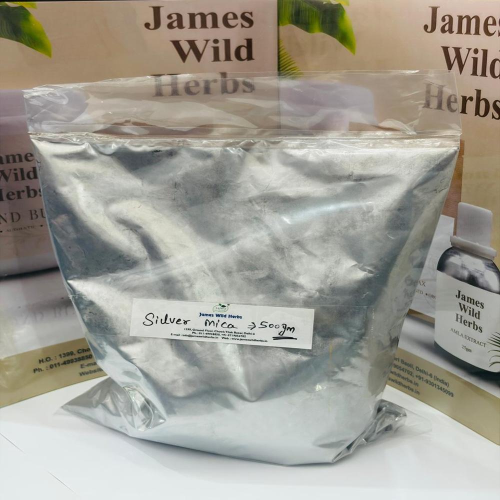 Silver Mica Powder - Ingredients: Herbal