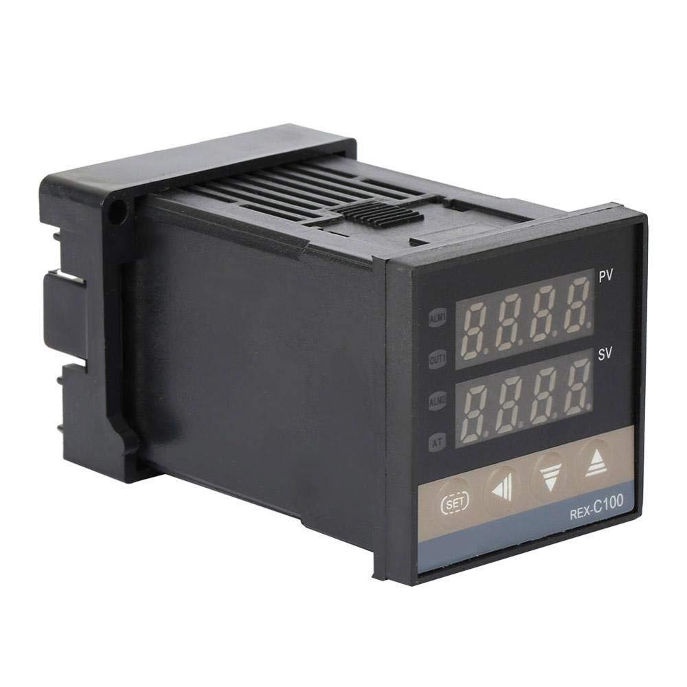 Real Instruments REX-C100 PID Digital Temperature Controller Relay Output Thermostat, REX-C100