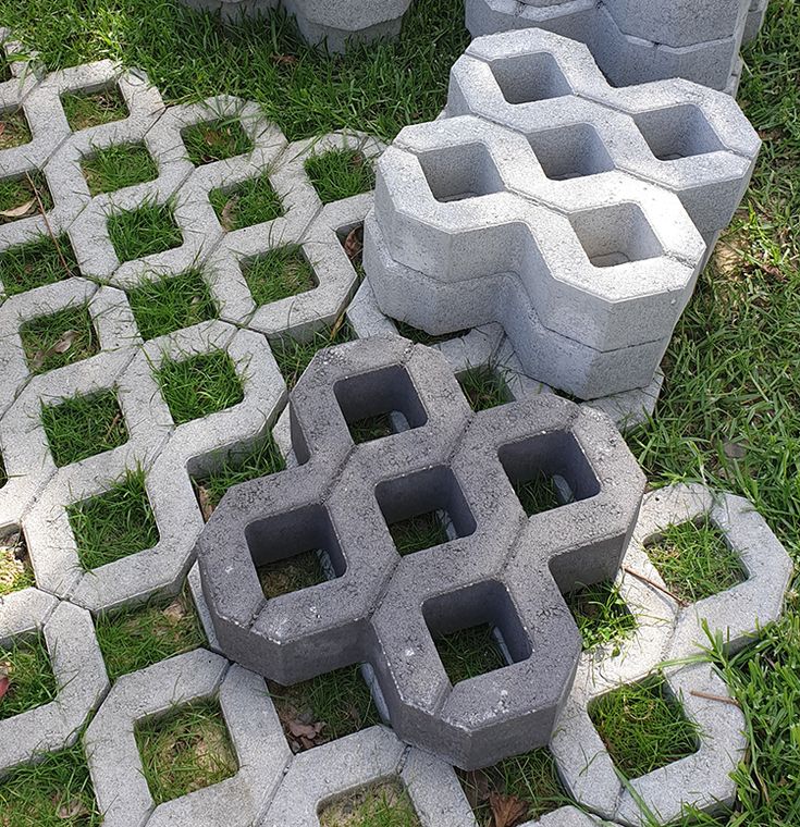 Concrete Milano Interlocking Paver Block - Color: Red