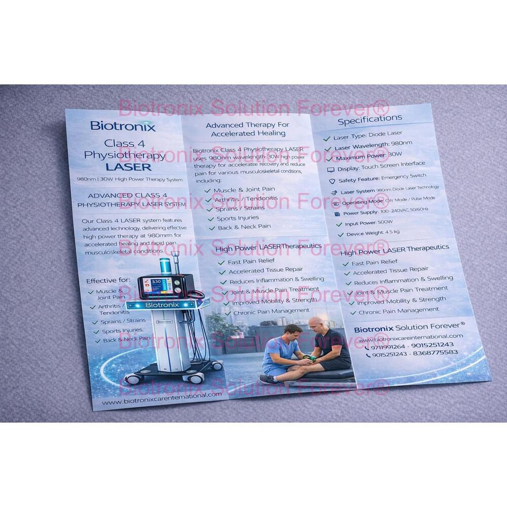 High Power Class IV Laser Therapy Equipment for Physiotherapy Hospitals