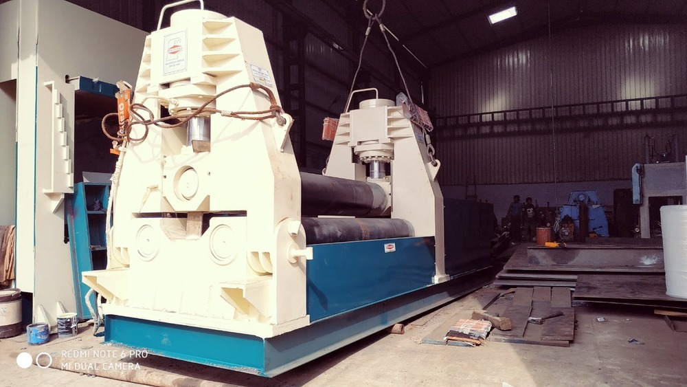 Semi Hydraulic Metal Plate Rolling Machine