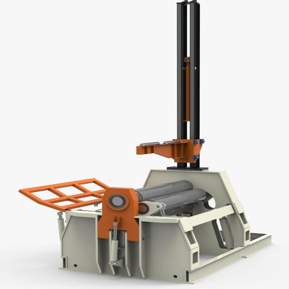 Semi Hydraulic Metal Plate Rolling Machine