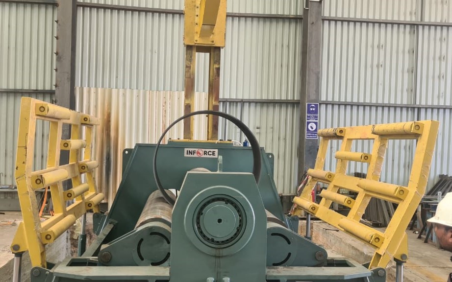 Semi Hydraulic Metal Plate Rolling Machine