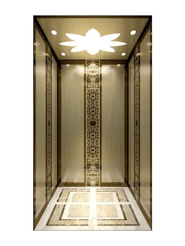 Floral Ceiling Designer Elevator Cabin