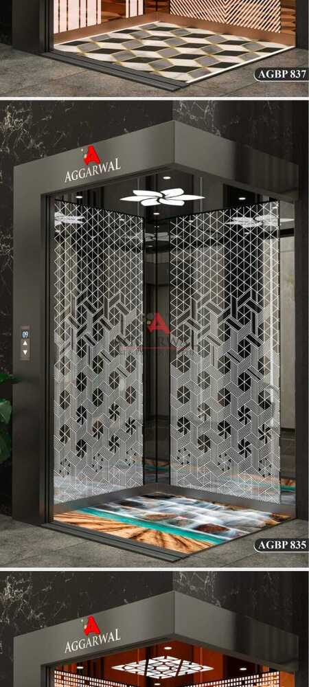 3D Floor Glass Elevator Cabin