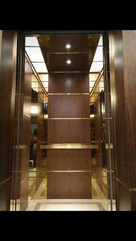 ग्लास पैटर्न डिज़ाइनर एलिवेटर कैबिन