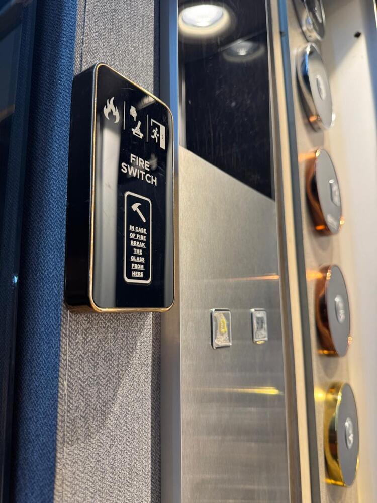 Elevator Fire Safety Switch Panel