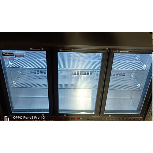 Celfost Three Door Back Bar Chiller - Capacity: 300 To 350 Liters