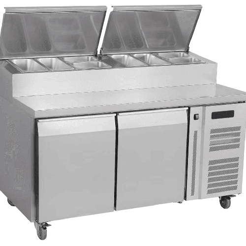 undercounter prep table