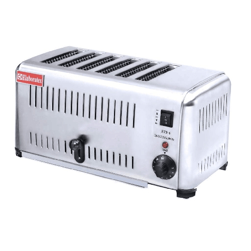 Six slot toaster