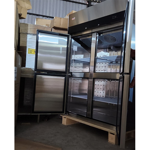 Reach in refrigerator