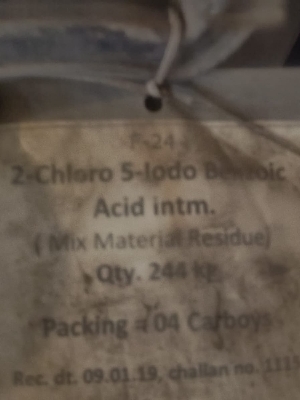 Available  2-chloro-5 iodo benzoic acid