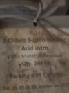 Available  2-chloro-5 iodo benzoic acid