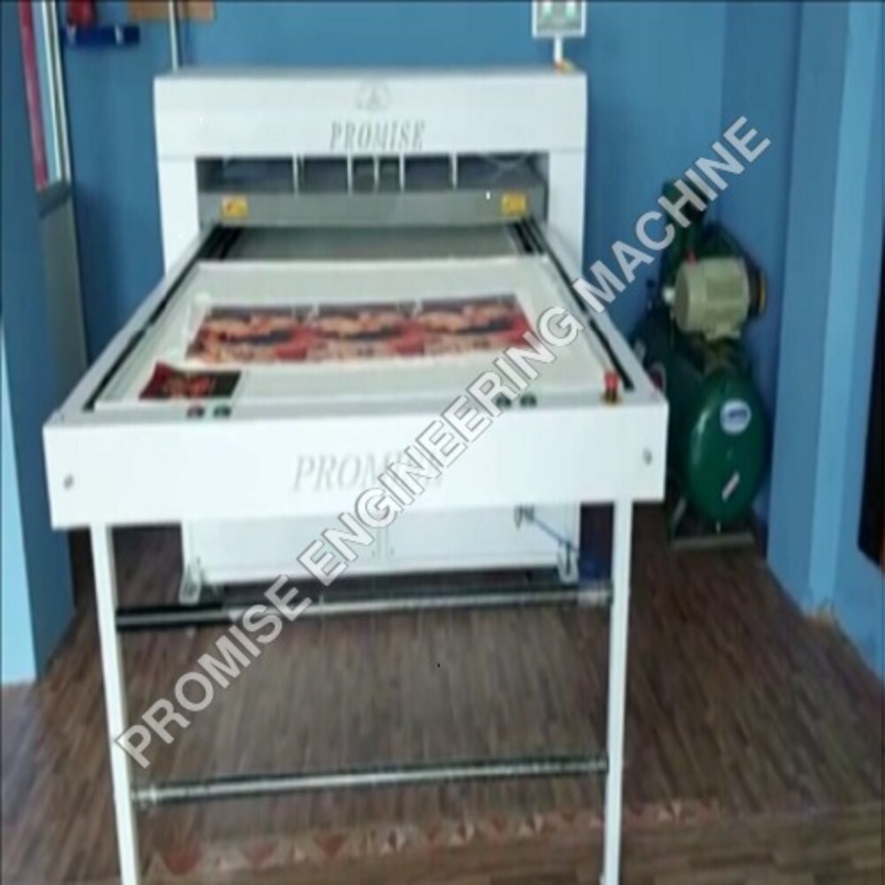 Automatic Heat Transfer Machine - Steel And Aluminum, 2m X 1m X 1.5m, 3kw Power, 100-200â°c Temperature Range, Infrared Heating Elements, Ce Compliant
