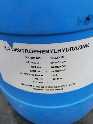 2,4 Dinitrophenyl hydrazine 200 kgs