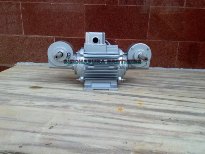 Double Gear Motor - Color: Grey