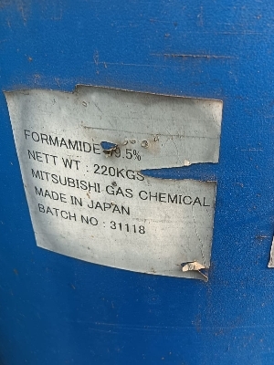 Available Formamide 8 barrels