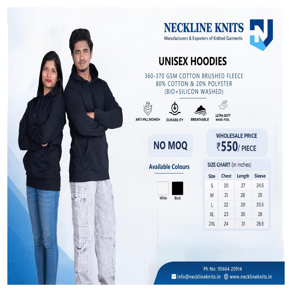 Unisex Hoodies Price