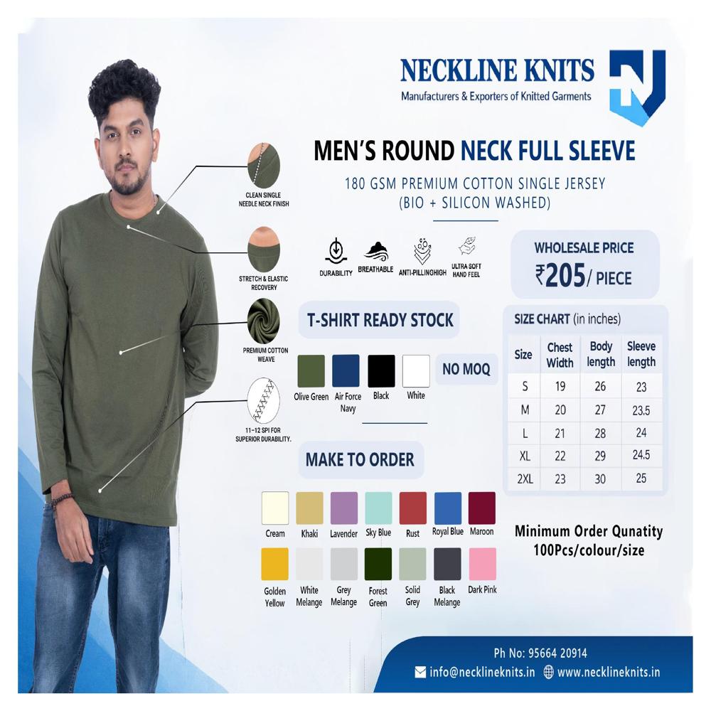 Mens plain T shirts