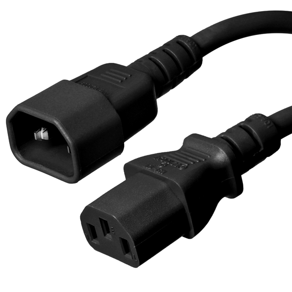 Black C13-C14 Power Cord