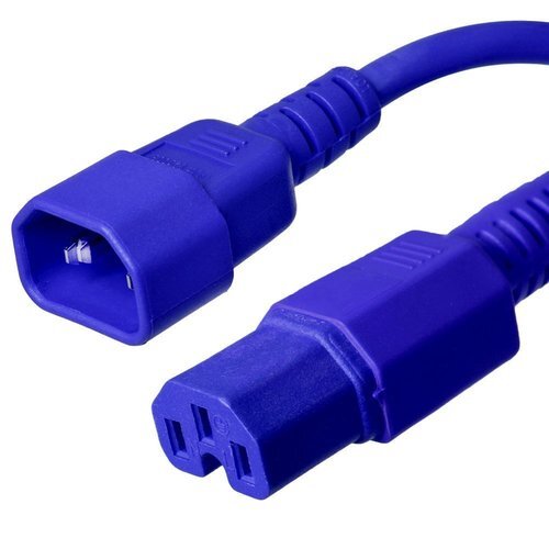 Blue C14 to C15 Power Cord