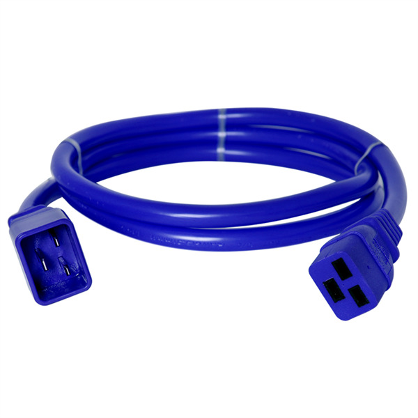 Blue C19-C20 Power Cord
