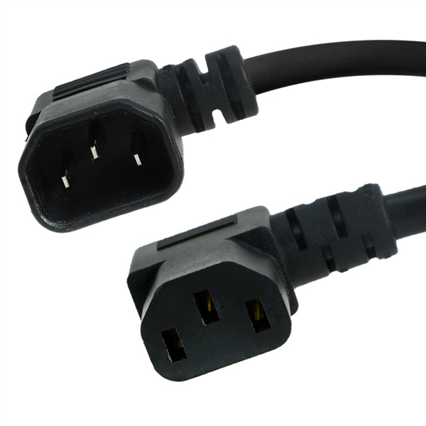 C14 Left Angle to C13 Left Angle Power Cords