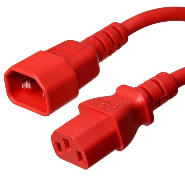 Red C13-C14 Power Cord