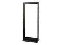 Open Frame Wall Mounted Rack - Crca Steel, 19 Inch 6u-15u, Black Or Custom Ral, Knock-down Assembly, Cable Tie Points