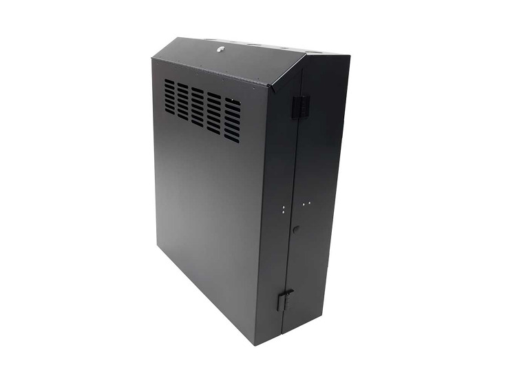 5U Secure Vertical Wall Mounts with Hinged Doors