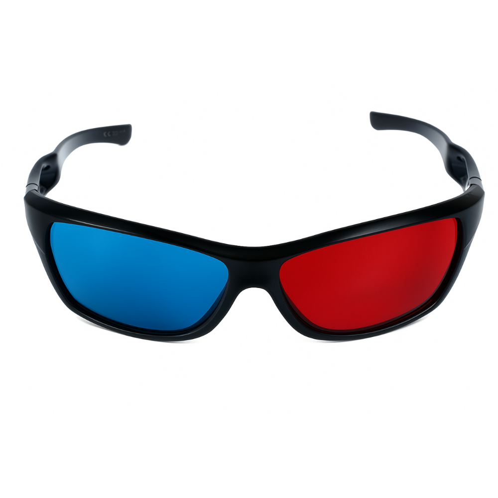 Red Cyan 3D Glasses RC02 for 3D Books & Photos
