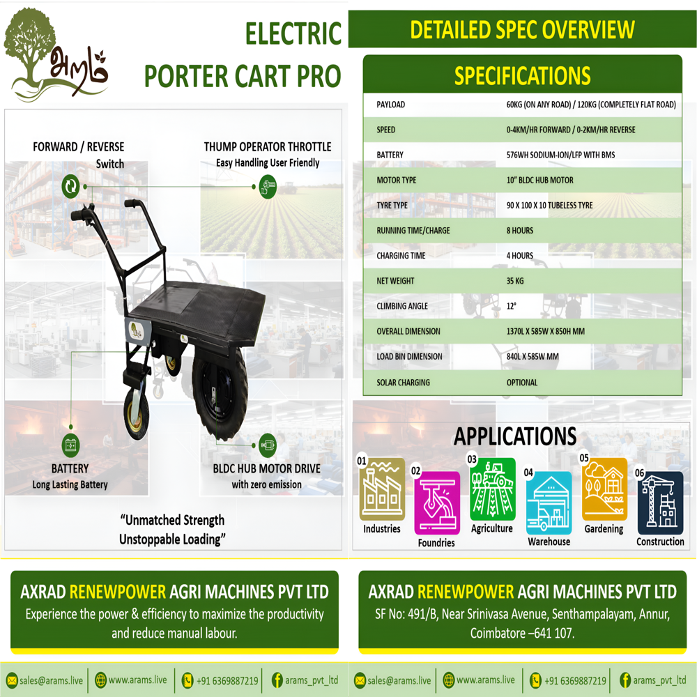 Electric Porter Cart Pro