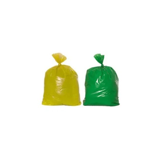 Biodegradable Disposable Garbage Bag - Soft Plastic, Various Sizes, Black & Green Colors | Eco-friendly Waste Disposal Solution For Home & Commercial Use