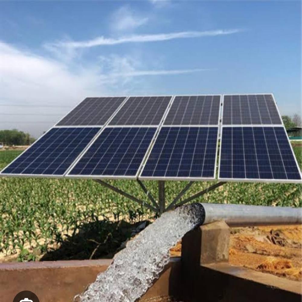 Tubular Solar Pole - Color: Silver/Grey (Standard Gi Finish)