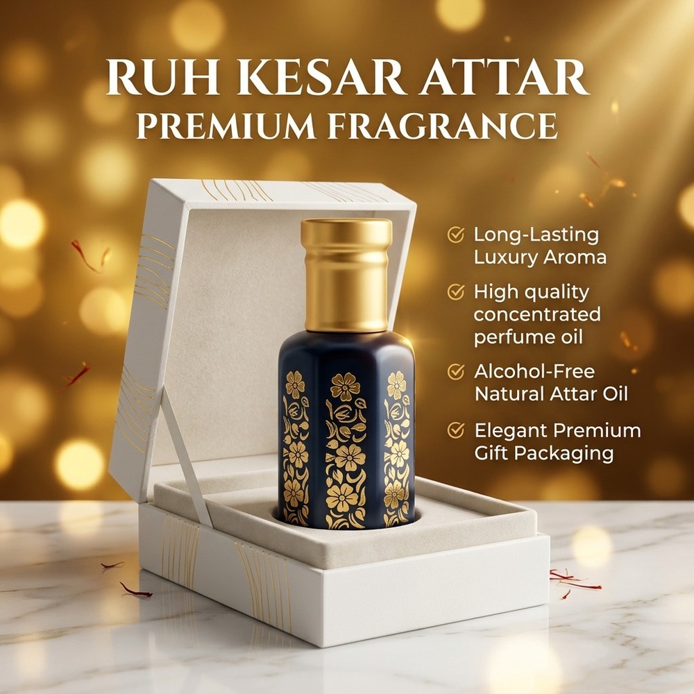 Premium Fragrance Ruh Kesar Attar