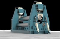 Semi Hydraulic Metal Plate Rolling Machine - Bend Radius: 1750 Millimeter (mm)