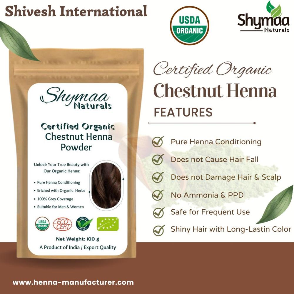 Herbal Chestnut Henna Hair Colors