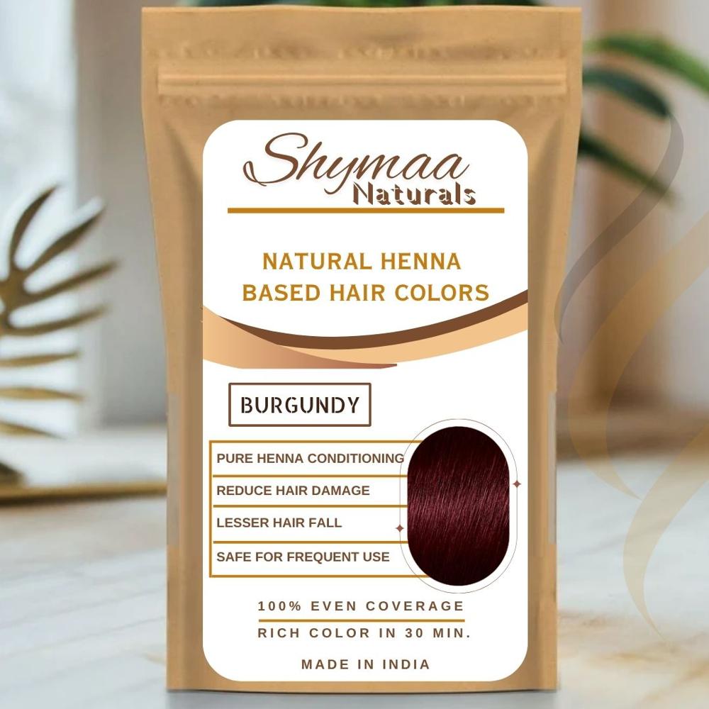 Herbal Burgundy Henna Hair Colors